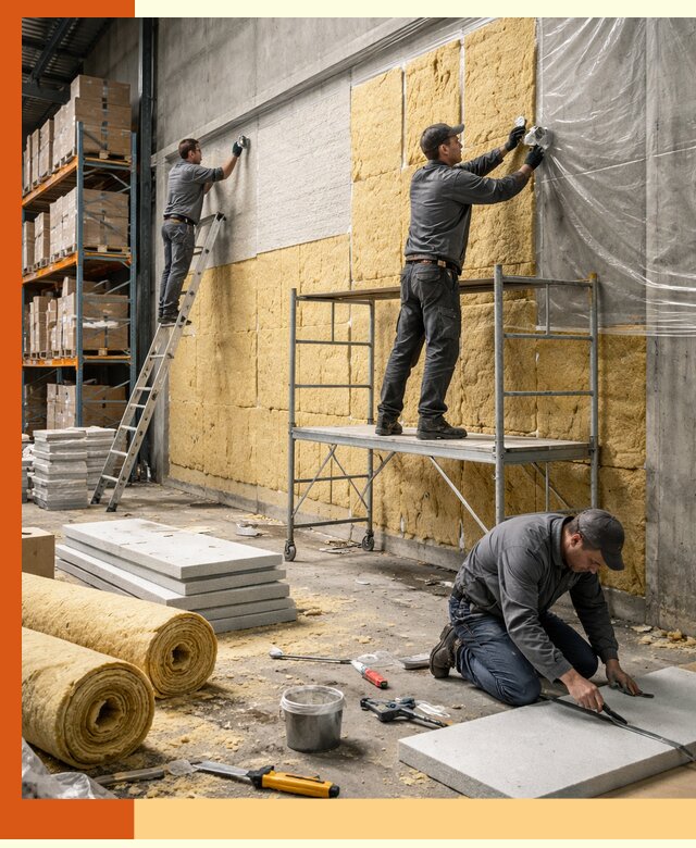 Утепление холодного склада под ключ в Ялуторовске