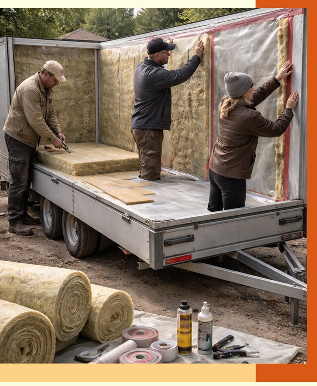 Утепление прицепа в Ялуторовске под ключ от 12911 руб. — комплекс от ТепломастерЛтр