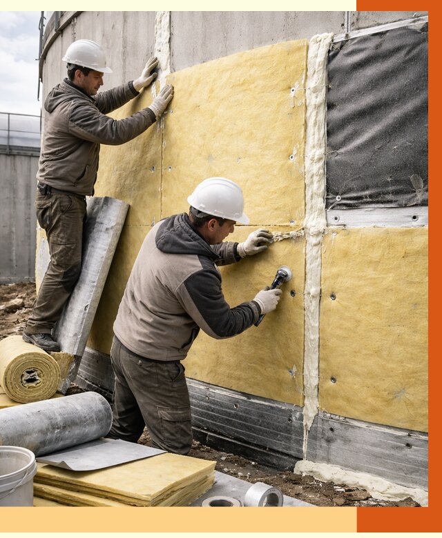 Утепление резервуара в Ялуторовске от 28405 руб/м2 — монтаж ППУ и комплекс под ключ | ТепломастерЛтр