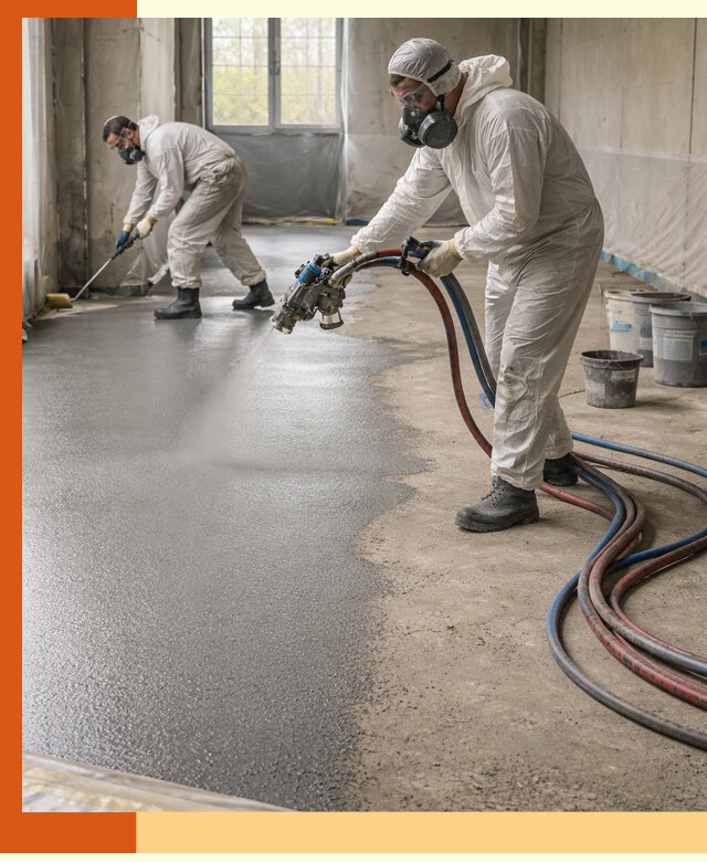 Гидроизоляция полимочевиной полов и конструкций в Ялуторовске