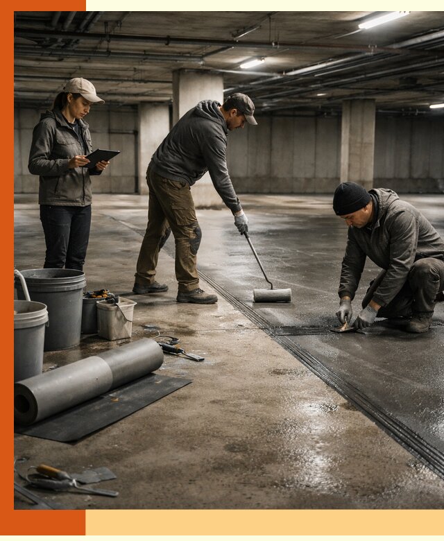 Гидроизоляция паркинга в Ялуторовске: качественная защита зданий